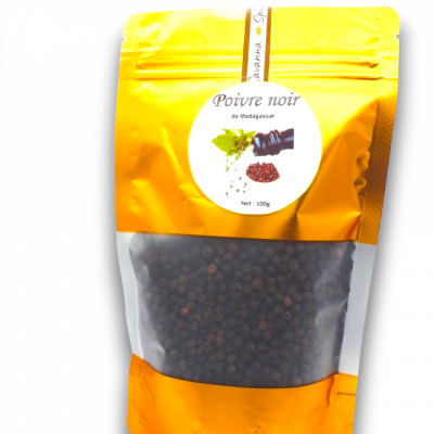 Poivre noir de Madagascar 25g à 250g