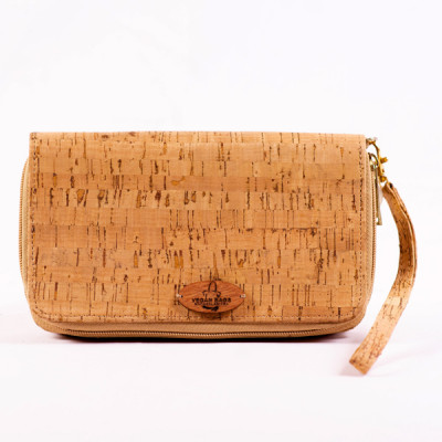 Anita Cork and Raffia Pouch