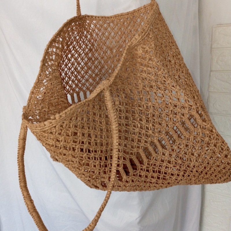 Macrame raffia bag