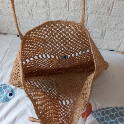 Macrame raffia bag