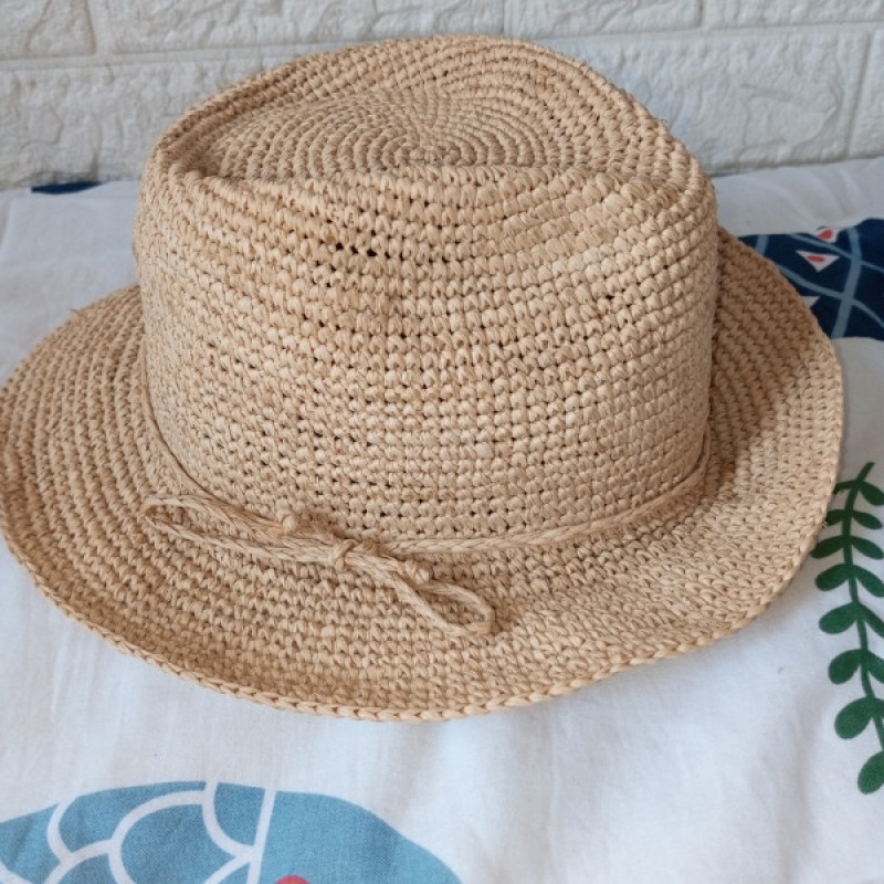 Panama hat raffia man and woman