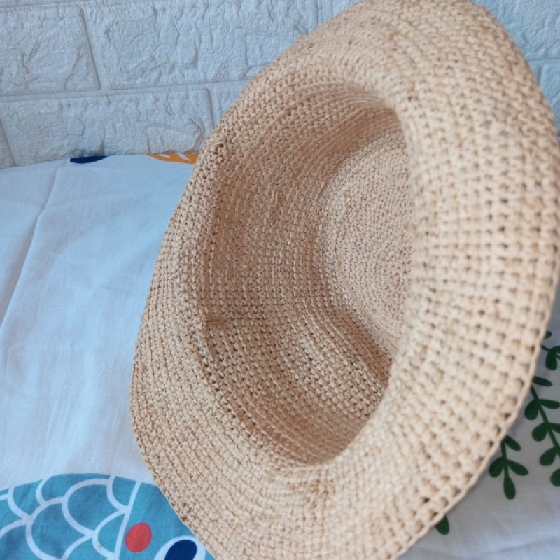 Panama hat raffia man and woman