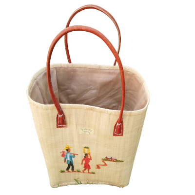 Raffia basket