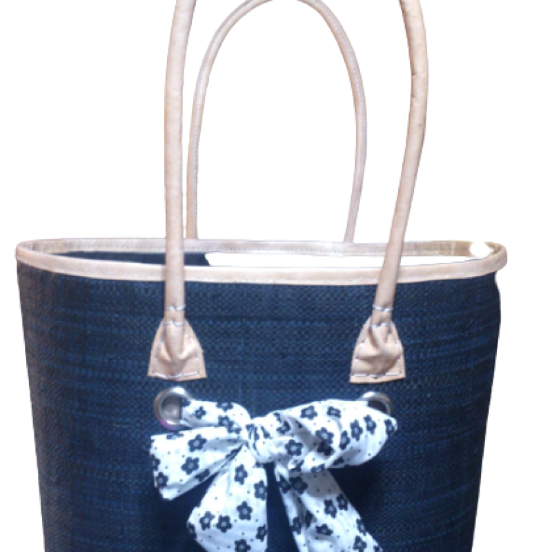 Blue tote bag