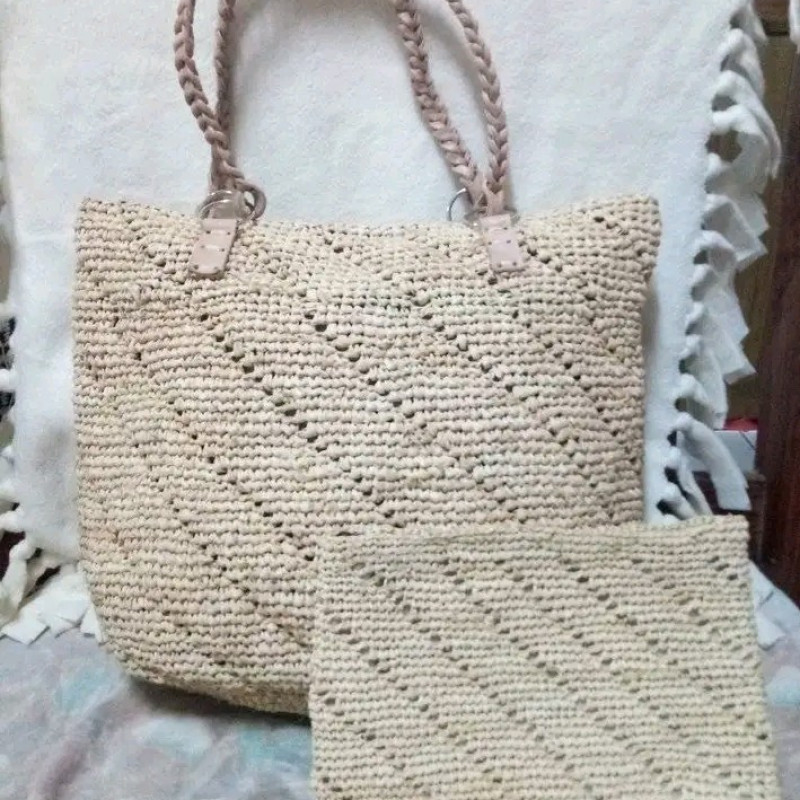 02 Bags made of Raphia