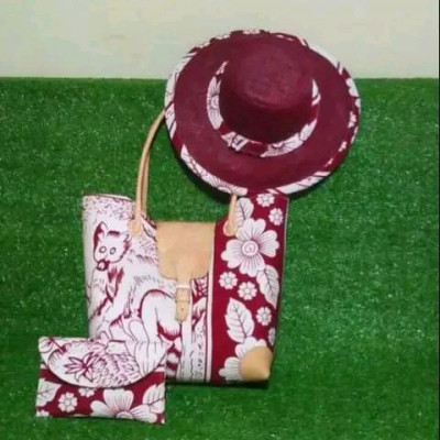 Bag with hat and pouch