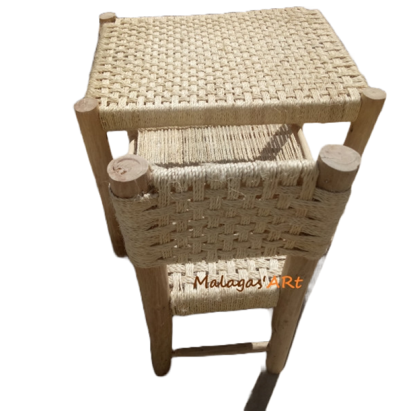 Table et chaise enfant en sisal