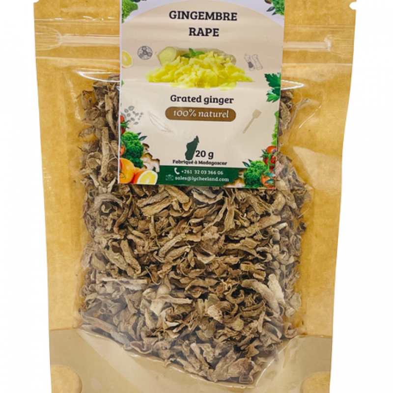 Gingembre râpé 20g