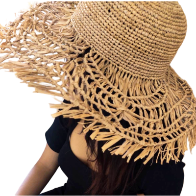 Chapeaux en Raphia Fait Main de Madagascar - Style Naturel et Artisanat