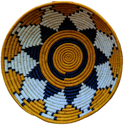 Mixed Sunny African Basket wall decor