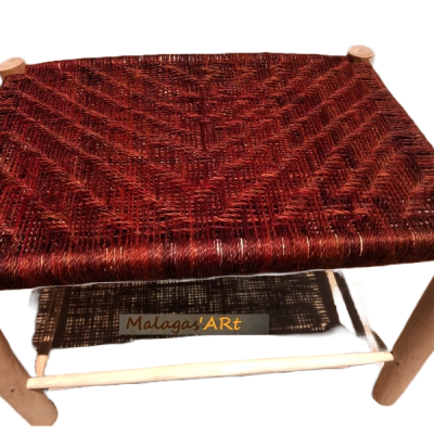 Table basse en sisal