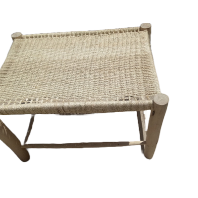 Table basse en sisal