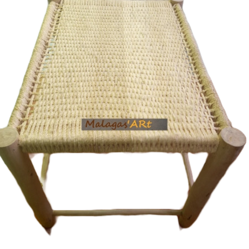 Table basse en sisal