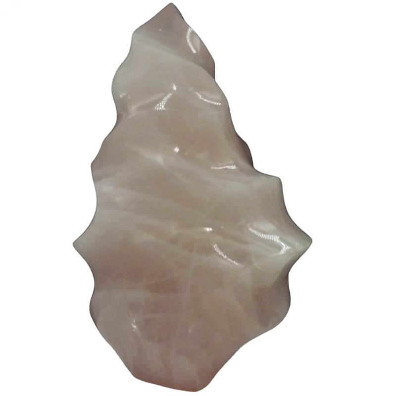 Quartz rose en flamme