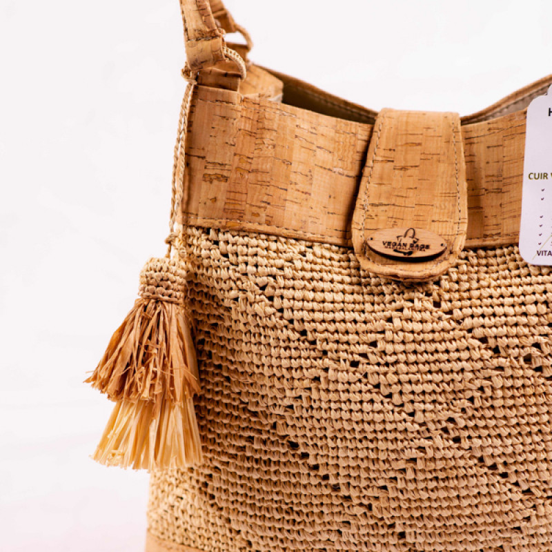 SHALOM - Raffia handbags by Vegan bags Mada