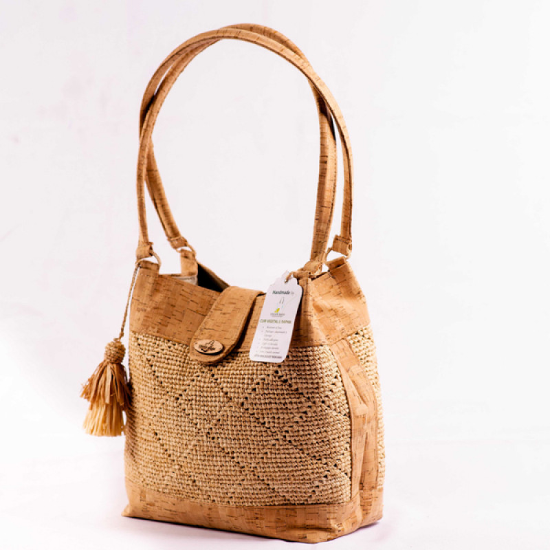 SHALOM - Raffia handbags by Vegan bags Mada