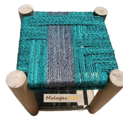 Woven sisal stool