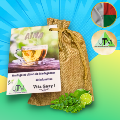 AINA tea 120g : Moringa - lemon : Revitalize Your Senses