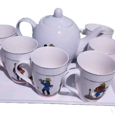 Pure porcelain tea set