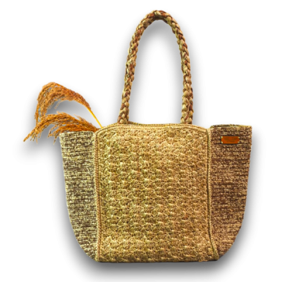 Raffia handbag Velo - Art-Tan-Of -Mada