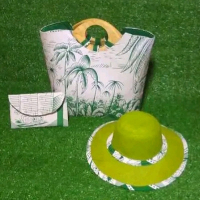 Bag with hat and pouch