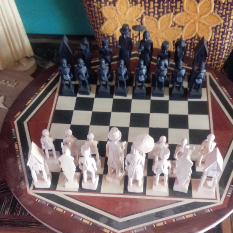 Wood Chess Game